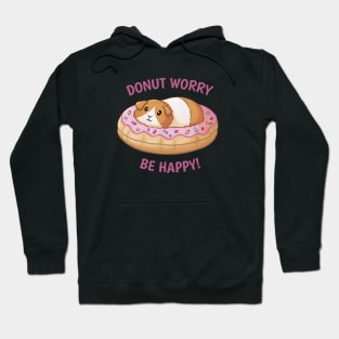 Guinea Pig In A Donut Plushie Hoodie